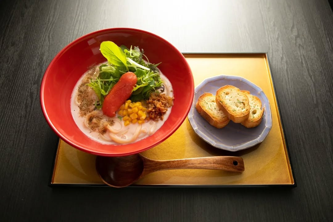 ＼✨️博多めんたいクリーミーうどん✨️／